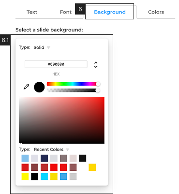 Alignment Options Interface