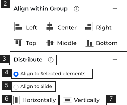 Alignment Options Interface