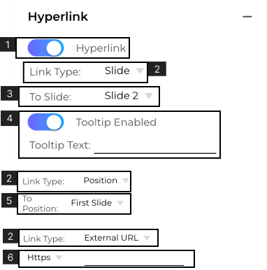 Element Properties Toolbar Controls