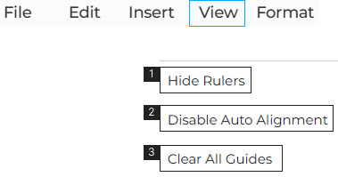 Alignment Options Interface