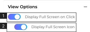 Element Properties Toolbar Controls