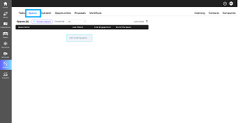 Select the Spaces tab